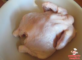 Маринованная курица в духовке