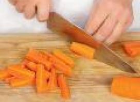 Морковь с нутом и фетой