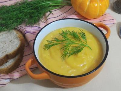 Картофельно-тыквенный суп-пюре