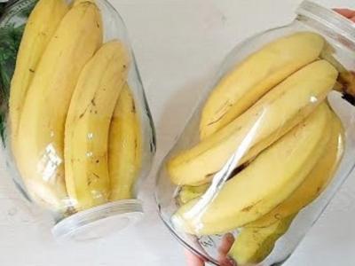 Пикантные маринованные бананы в банке