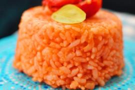 Томатный рис с сыром