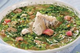Холодный суп из ревеня