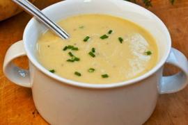 Сырный сытный картофельный суп