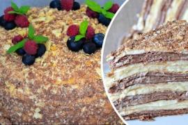 Торт «Наполеон-дуэт»: необычный рецепт классического десерта