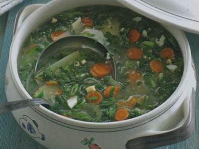 Легкий крапивный суп