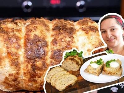 Мясной хлеб с овощами от цыганки Гали