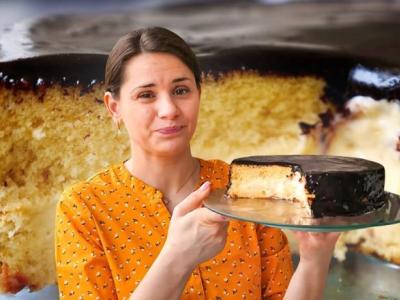 Бисквитный торт «Чародейка» с кремом и глазурью от Ольги Матвей