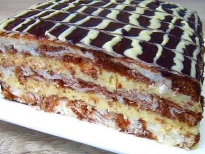 Бисквитный торт «Галактика» с творожным кремом
