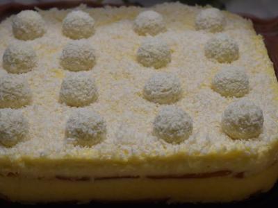 Торт «Рафаэлло» без выпечки