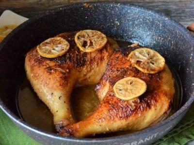 Курица по-египетски на сковороде